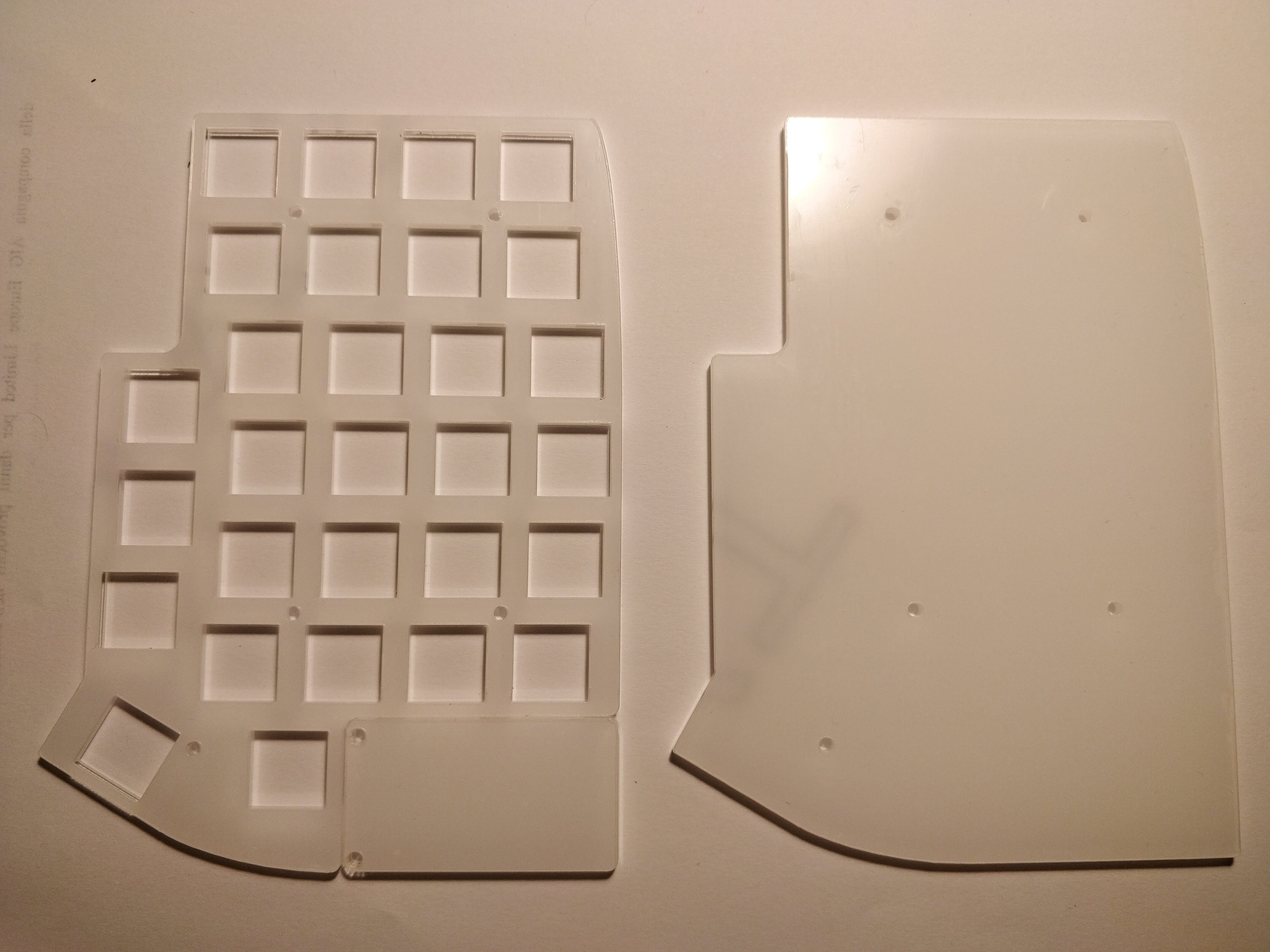 Acrylic case from MechBoard