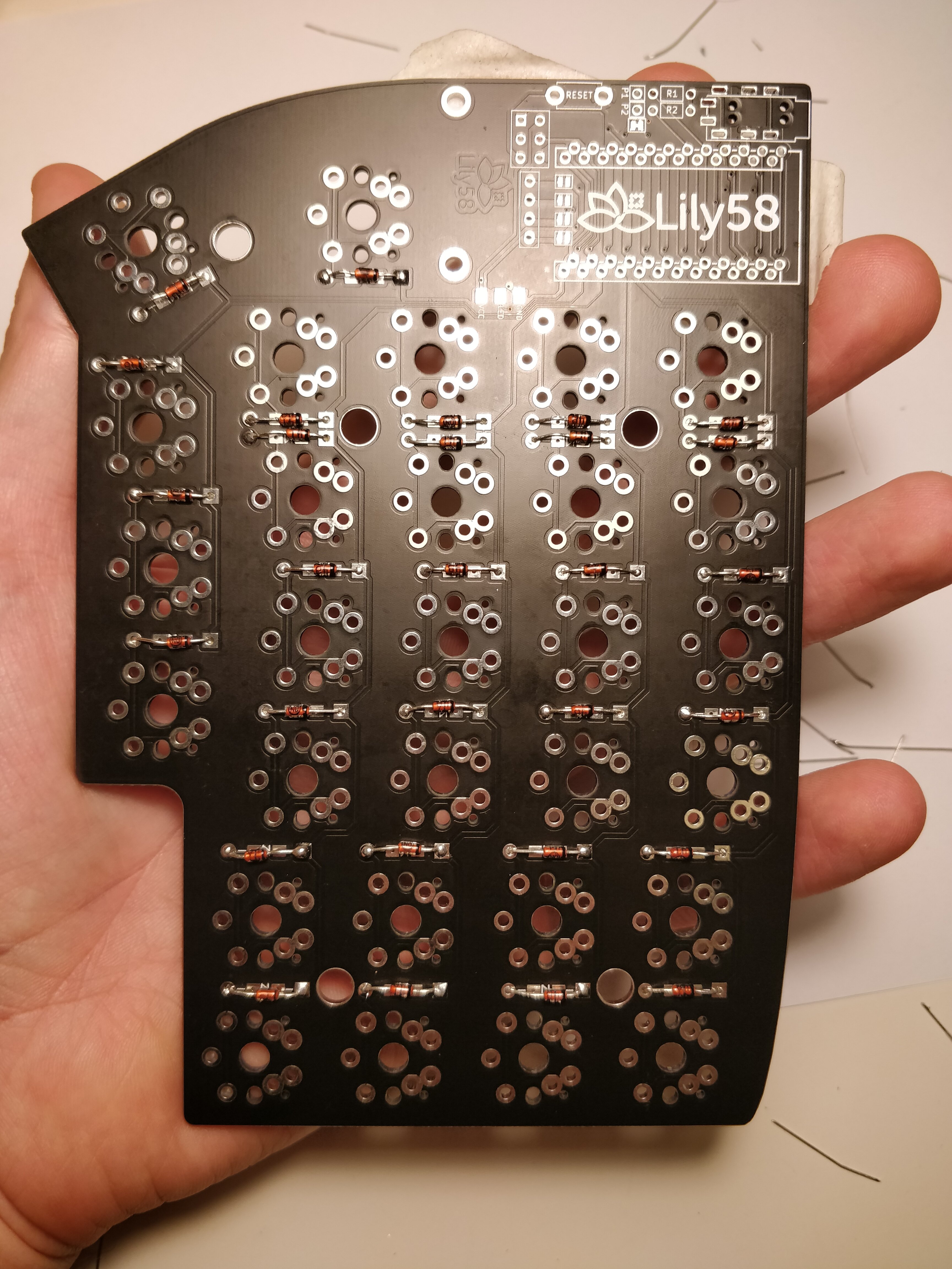 The matrix of diodes